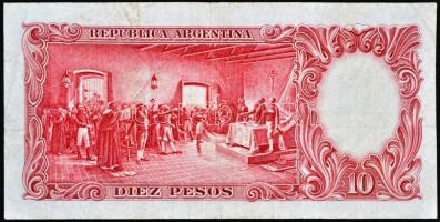 Argentína 1954-1963. 10P T:III
Argentina 1954-1963. 10 Pesos C:F