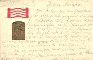 1915 Isonzo Armee / WWI military memorial card (EK)