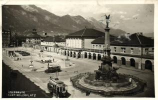 Innsbruck, Sudtirolplatz / square, autobus, tram (EK)