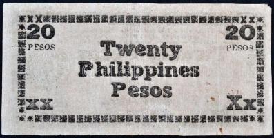 Fülöp-Szigetek/ Negros szükségpénz 1944. 20P T:III
Philippines/ Negros Emergency Currency Board 1944...