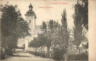 Sóvár, Plébánia templom, Divald Károly fia / church