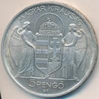 1939. 5P Ag "Horthy balra" T:2,2- 
Adamo P8.2