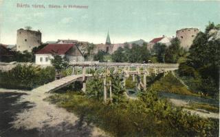 Bártfa, Bástya és Vörös torony, híd / towers, bridge