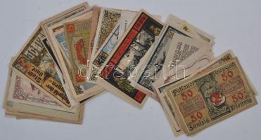 109db-os vegyes német és osztrák szükségpénz tétel, benne érdekes darabokkal, több UNC-os minőség T:...