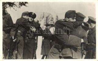 1939 Verecke, bevonulás, katonák a Lengyel-Magyar határon / entry of the Hungarian troops, Polish-Hungarian border (fa)