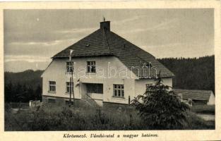 Kőrösmező, Vámhivatal a magyar határon / customs office, Hungarian border (EK)