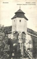 Komárom, Kőszűz a várban / castle, statue (EK)