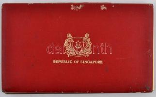 Szingapúr 1986. 1c,5c,10c,20c,50c,1$ "Sterling ezüst szett" dísztokban T:PP
Singapore 1986...