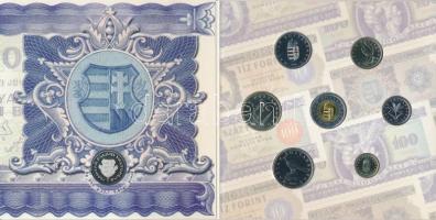2006. 1Ft-100Ft 8klf db, forgalmi sor szettben, benne 1946-os 1Ft Ag "Hatvanéves a Forint"...