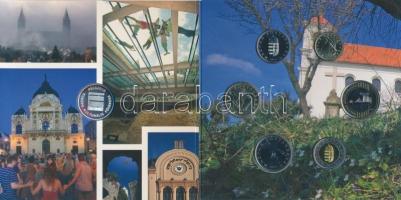 2010. 5Ft-200Ft 6klf db + "Pécs 2010 Európa Kulturális Fővárosa" Ag (999) emlékérem, szett...