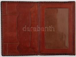 Mexikói bőr tárca, 15,5×10,5 cm