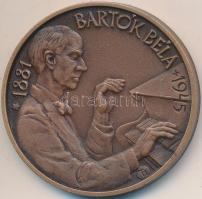 Tóth Sándor (1933-) 1981. "MÉE Szeged / Bartók Béla" Br emlékérem (42,5mm) T:1