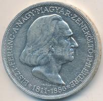 1936. 2P Ag "Liszt Ferenc" T:2,2- Adamo P7.3