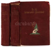 Bilz, F. E. - Az új természetes gyógymód. I-II. Bp., é.n.,Dr. Karl Meyer.A szöveg közé iktatatott 800 ábrával, 40 színes képpel ect. Illusztrált egészvászon kötésben. Javítandó fedőborítóval.