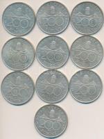 1994. 200Ft Ag "Deák" (10x) T:2,2-