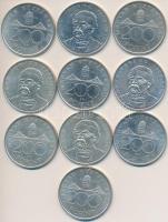 1994. 200Ft Ag "Deák" (10x) T:2,2-