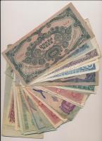 30db-os vegyes magyar bankjegy tétel, közte koronák, pengők és forintok T:vegyes