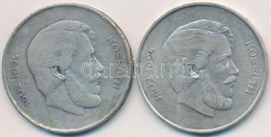 1947. 5Ft Ag "Kossuth" (2x) T:2-,3