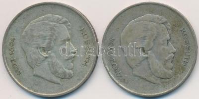 1947. 5Ft Ag "Kossuth" (2x) T:2-,3