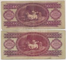 1949. 100Ft (2x) T:III,III-