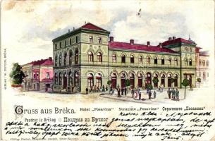 Brcko, Brcka; Hotel Posavina; Verlag von M. Zeitler (EB)