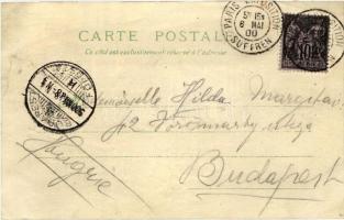 1900 Paris, Exposition; Le Pavillon Royal de la Hongrie / Hungarian exposition pavilion; hold to lig...