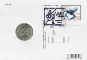 2001. 200Ft "Arany János: Toldi" érmés levelezőlapon "Savaria Történelmi Fesztivál 20...