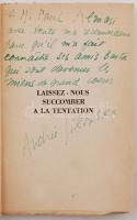 Andrée Sikorska: Laissez-nous succumber a la tentation. Paris, 1951. Flammarion. Dedikált! / With au...