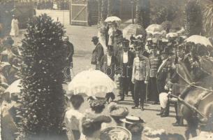 cca 1896 Ferenc József magyarországi látogatása / Franz Joseph's Hungarian visit, photo