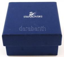 Swarovski maci színes lufikkal, eredetiség bizonyítvánnyal, eredeti dobozban, hibátlan, cca 7cm