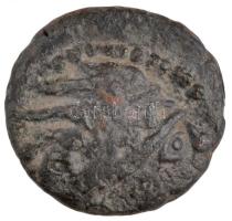 Kelta Birodalom (Kelet) Kr. e. II-I.század Drachma Billon, Kapostal típus (2.58g) T:3 Celtic Empire (East) 2nd-1st century B.C. Drachm Billon, Kapostal typ (2.58g) C:F