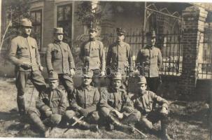 Magyar katonák és tisztek Udinében / Hungarian soldiers at the Italian front