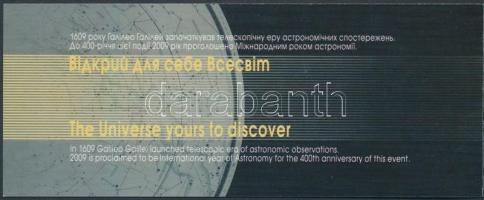 Europa CEPT csillagászat bélyegfüzet Europa CEPT astronomy stamp booklet