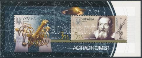 Europa CEPT csillagászat bélyegfüzet Europa CEPT astronomy stamp booklet