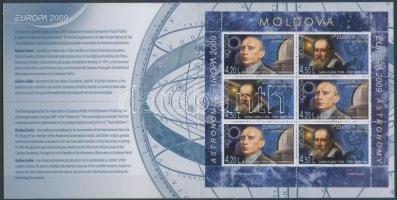 Europa CEPT csillagászat bélyegfüzet Europa CEPT astronomy stampbooklet