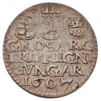 Erdélyi Fejedelemség 1607. 3 Garas Ag "Bocskai István" verdejel nélkül (2.24g) T:2-
Transy...