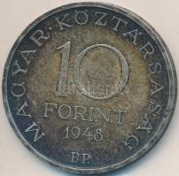 1948. 10Ft Ag "Széchenyi" T:2,2- patina
Adamo EM2