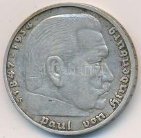 Német 3. Birodalom 1936J 5M Ag "Hindenburg" T:2,2-
German Third Reich 1936J 5 Mark Ag &quo...