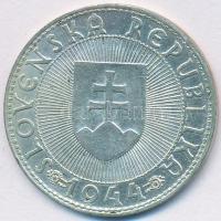 Szlovákia 1944. 10K Ag "Templomon kereszt" T:2
Slovakia 1944. 10 Koruna Ag "Cross ato...