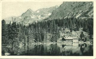 Tátra, Poprádi tó, Majláth menház / lake, rest house (fa)