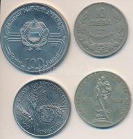 Vegyes: Bulgária 1930. 10L Cu-Ni + Szovjetunió 1965. 1R Cu-Ni-Zn "Második világháborús győzelem...