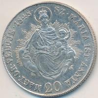 1848KB 20kr Ag "V. Ferdinánd" T:2,2-