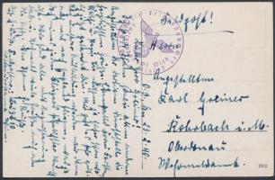 1940 Tábori posta képeslap Bécsből Luftgaupostamt Wien