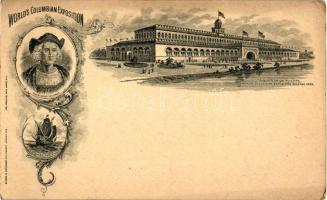 1893 (!) Chicago, World's Columbian Exposition, Transportation building