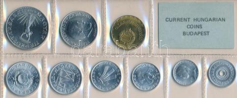 1978. 2f-10Ft 9db klf érmés forgalmi sor fóliatokban T:1