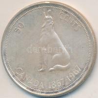 Kanada 1967. 50c Ag "100 éves a Konföderáció" T:2,2-
Canada 1967. 50 Cents Ag "Condef...