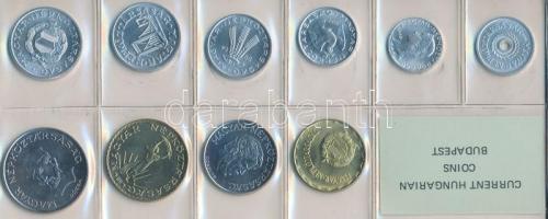 1988. 2f-20Ft 10db klf érmés forgalmi sor fóliatokban T:1