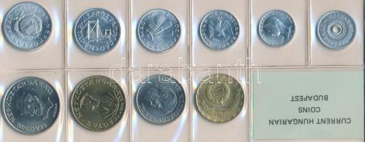 1989. 2f-20Ft 10db klf érmés forgalmi sor fóliatokban T:1