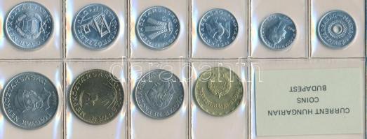 1985. 2f-20Ft 10db klf érmés forgalmi sor fóliatokban T:1