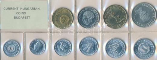 1984. 2f-20Ft 10db klf érmés forgalmi sor fóliatokban T:1